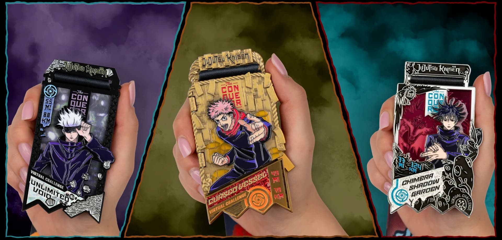 Complete the full Jujutsu Kaisen virtual challenge journey